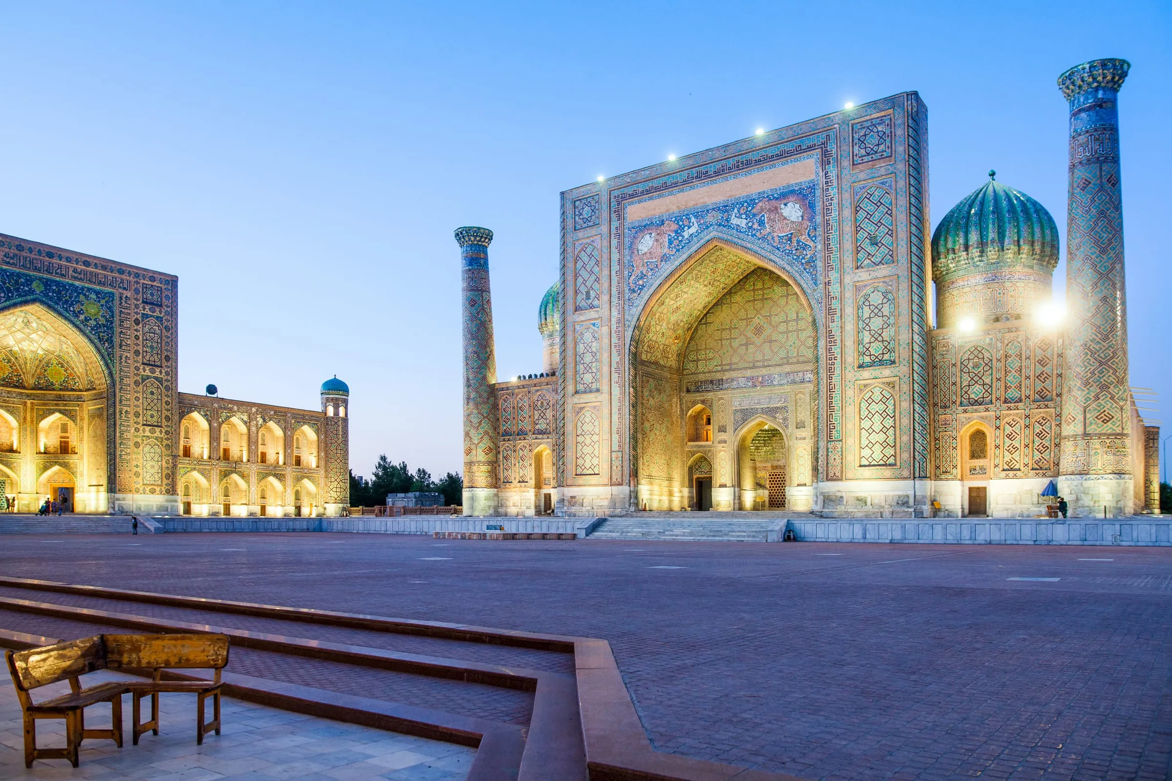 Der Registan-Platz in Samarkand